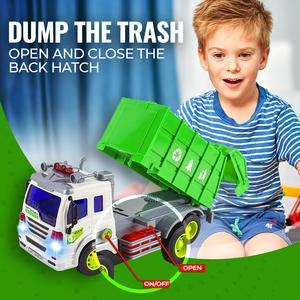 Wolvolk Friction Powered Toy Garbage Truck