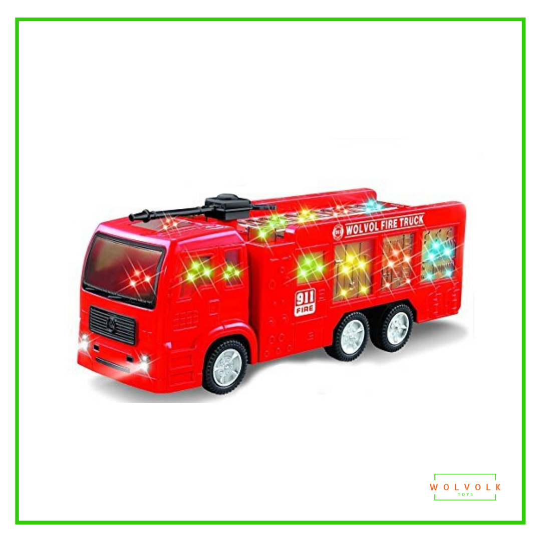 Wolvolk Fire Truck With Lights And