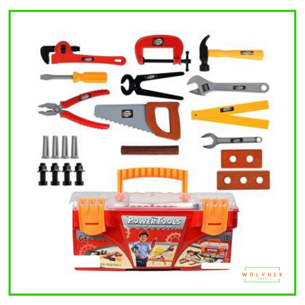 Wolvolk 26-Piece Tool Box  Set Toy
